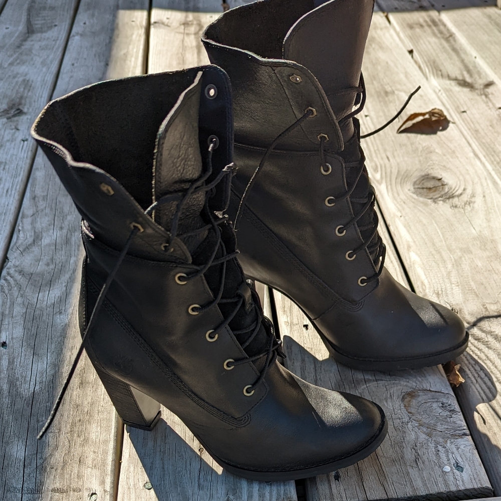Timberland Earth keep Statham fold over lace up boots leather. FINAL markdown
